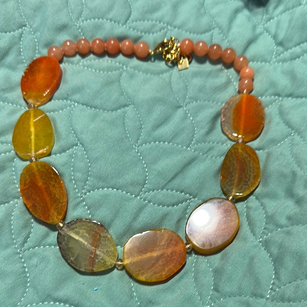 Elegant Multicolor Stone Necklace
